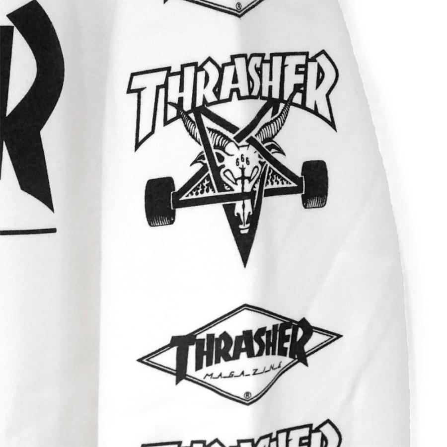Thrasher スラッシャー マグ マルチ ロゴ プリント プル オーバー パーカー Multi E Sweat Parka Th スウェット フーディー 腕 袖 プリント 裏起毛 Th Wht Select Shop Vacation 通販 Yahoo ショッピング