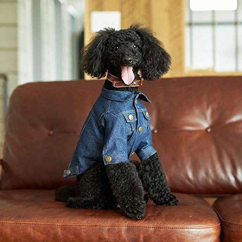 史上最も激安 Vague ヴァーグ デニムジャケット インディゴ 小型犬用 S サイズ 大流行中 Nooitmeergrasmaaien Be