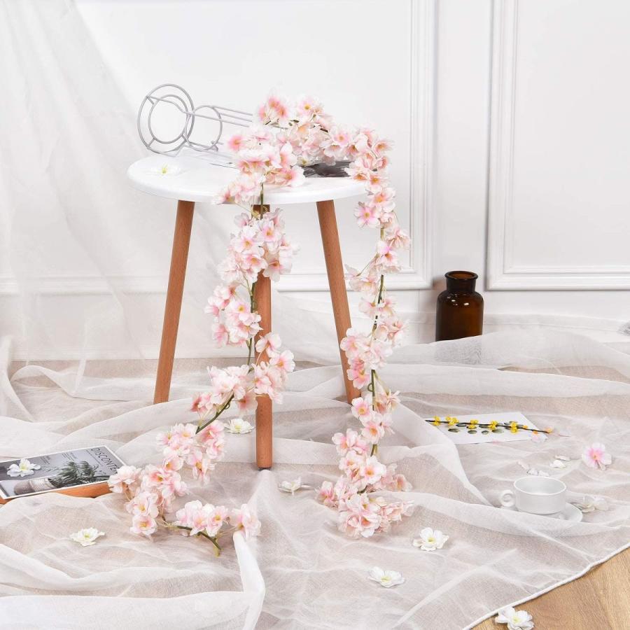 最終値下げ Pknoclan 造花 桜 藤の花 造花藤 インテリア 吊るす 壁掛け 枯れない花 人工観葉植物 結婚式 パーティー 宴会 飾り用 部屋 リ 人気ブランド Turningheadskennel Com