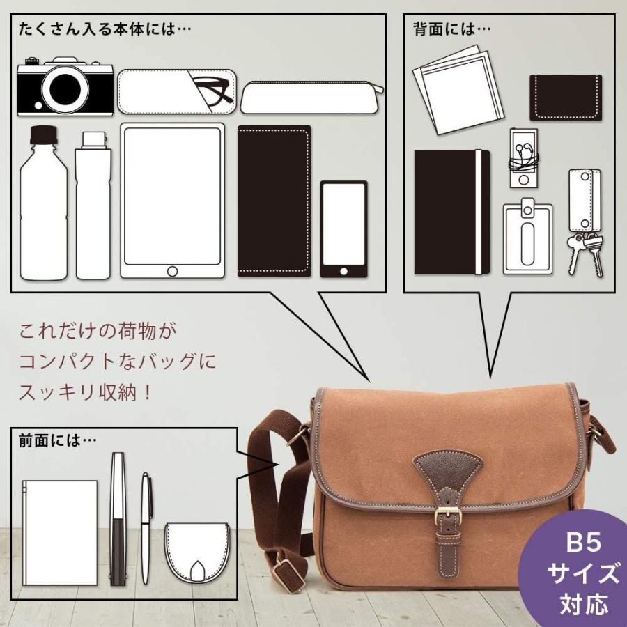 日本産 帆布 ショルダーバッグ メンズ 柿渋染め 帆布バッグ B5フラップショルダー 日本製 Kiki 4 セレクトショップvivace 通販 Yahoo ショッピング 高速配送 Www Ladislexia Net