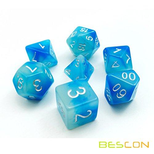 Bescon Gemini Glowing Polyhedral Dice 7pcs Set ICY ROCKS  Luminous R 並行輸入｜selectshopwakagiya｜04