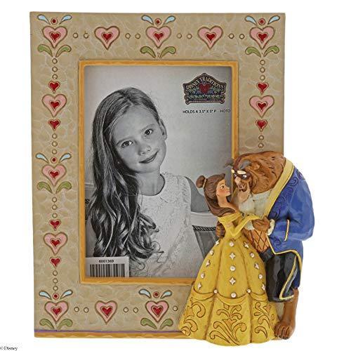 enesco Disney Traditions 美女と野獣 フォトフレーム 6001369 並行 