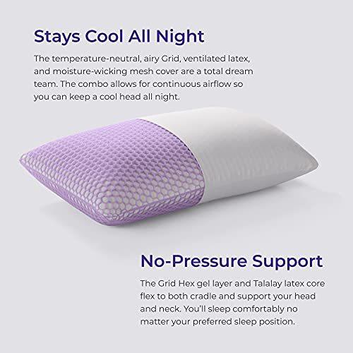 大阪直営店舗 Purple Harmony枕 | The Greatest Pillow Invented、グリッドヘックス、メイド・イン・USA、G 並行輸入