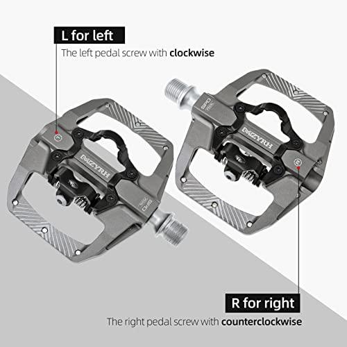 MZYRH SPD ペダル MTB マウンテン バイク ペダル SPD デュアル機能と
