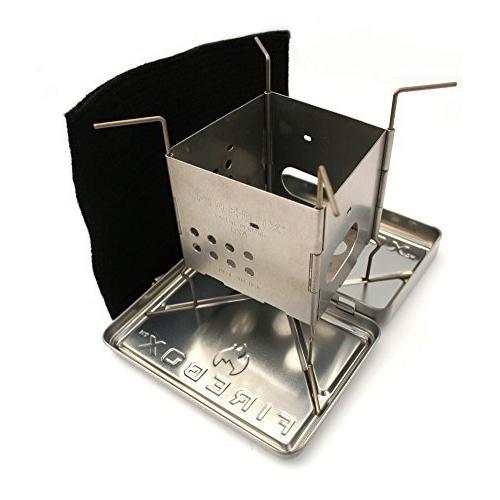 Firebox Stainless Steel Nano Stove G2 + XCase Kit Wood Burning/Mu