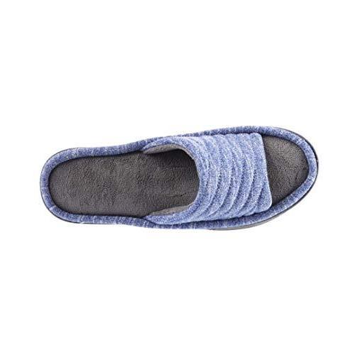 ISOTONER レディース Women's Space Knit Andrea Slide Slippers カラー ブルー