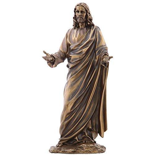 US 12.13インチ イエス 神の息子 オープンアーム付き コールドキャストブロンズフィギュアのサムネイル