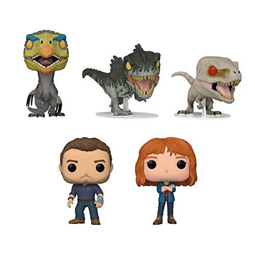 Funko Pop! ジュラシック・ワールド・ドミニオン - 5個セット - セット1:クレア・ディアリング、オーウェン・グレイディ、テ 並行輸入