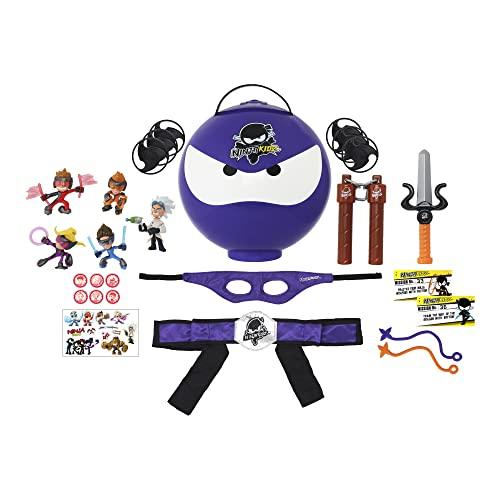Ninja Kidz TV Giant Mystery Ninja Ball-シリーズ3パープル（2022）  25の忍者おもちゃカード 並行輸入｜selectshopwakagiya｜02