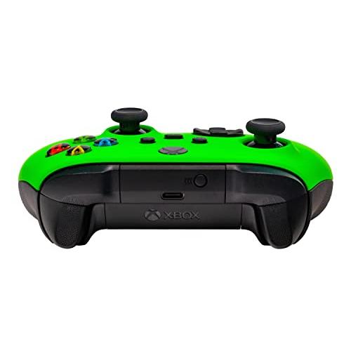 Xbox OneシリーズX Sカスタムソフトタッチコントローラー - ソフトタッチ感触、グリップを追加、ネオングリーンカラー - Xbo 並行輸入｜selectshopwakagiya｜05