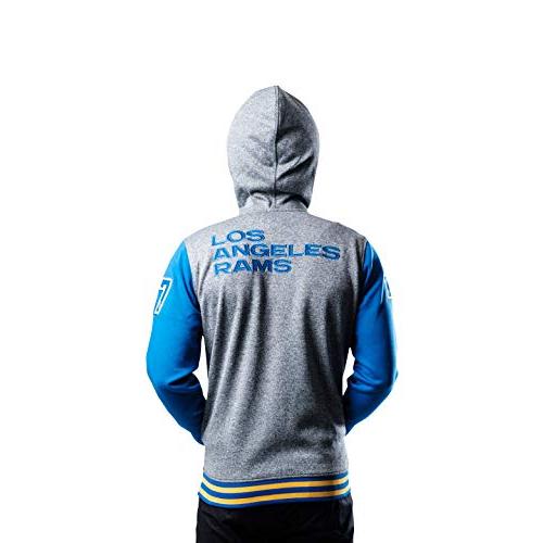 (Los Angeles Rams  Small) - NFL Men's Full Zip Fleece Hoodie Varsity 並行輸入｜selectshopwakagiya｜03