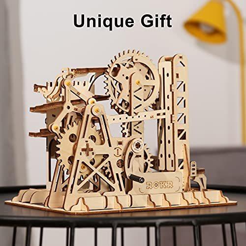 ROKR 3D Wooden Puzzle Adult Craft Model Building Set Mechanical Marb 並行輸入｜selectshopwakagiya｜02
