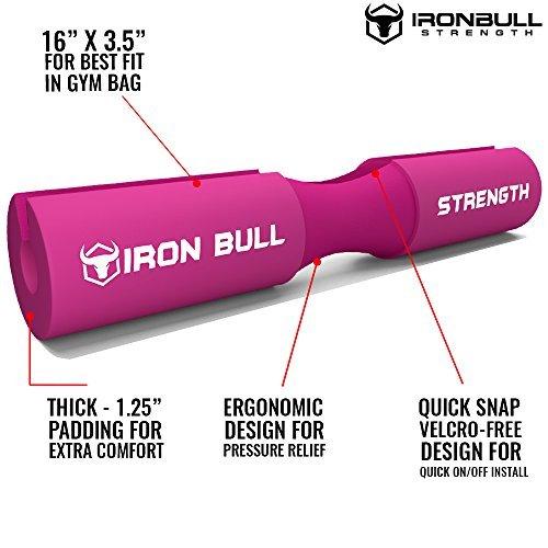 Iron Bull Strength アドバンス スクワッドパッド - スクワット ランジ ヒップスラスト用バーベルパッド - 首と肩を｜selectshopwakagiya｜02