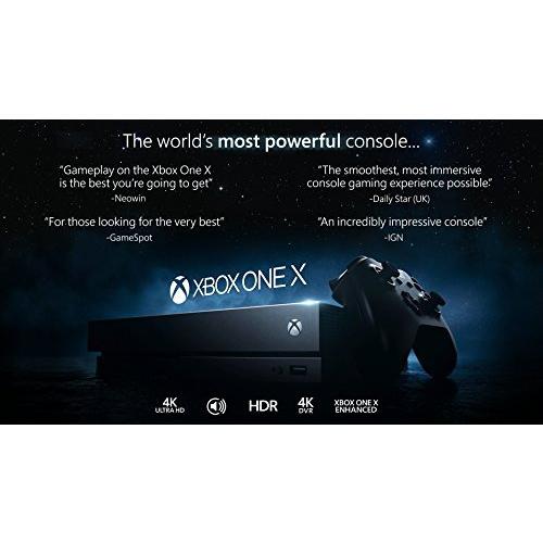 Microsoft Xbox One X 1TB 4K Ultra HDゲームコンソールブラック 