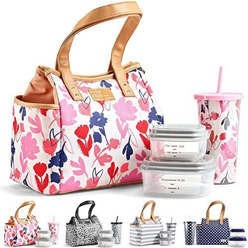 Fit + Fresh Westerly Insulated Lunch Bag＆Meal Kit Lunch Bag for Wome 並行輸入