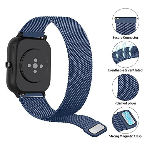 Wanme メタルバンド Amazfit GTS 4 / GTS 4 Mini / GTS 3 / GTS 2 / GTS 2e / G 並行輸入｜selectshopwakagiya｜02