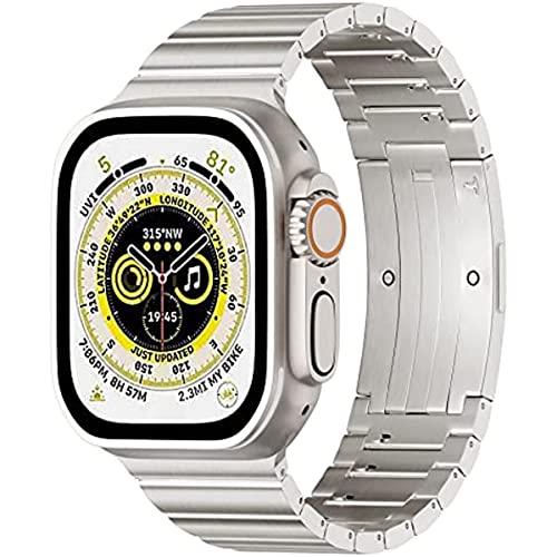 Danmus チタンバンド Apple Watch Ultraバンド 49mm チタンメタルウォッチストラップ カーブしたバックル付き 並行輸入 :  zxc4a420c9601 : SELECTSHOPWakagiya - 通販 - Yahoo!ショッピング