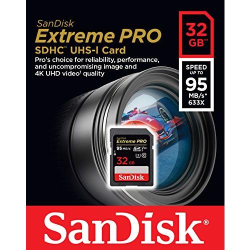 32GB SanDisk サンディスク Extreme Pro SDHC UHS-I U3 V30対応 R:95MB/s 海外リテール  並行輸入｜selectshopwakagiya｜04