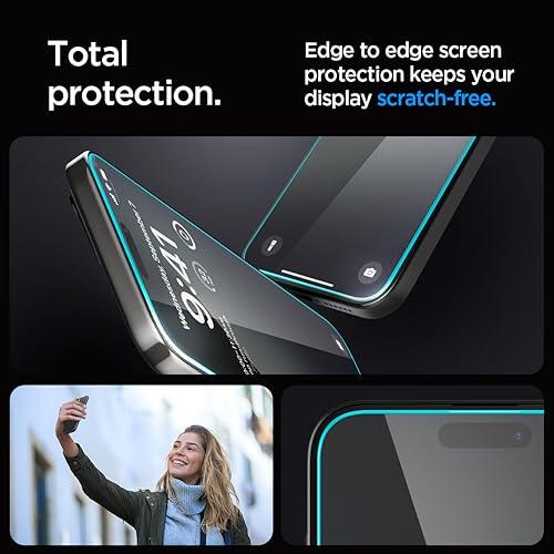 Spigen EZ Fit ガラスフィルム iPhone 15 Pro 用 貼り付けキット付き iPhone15Pro 対応 保護 フィ 並行輸入｜selectshopwakagiya｜05