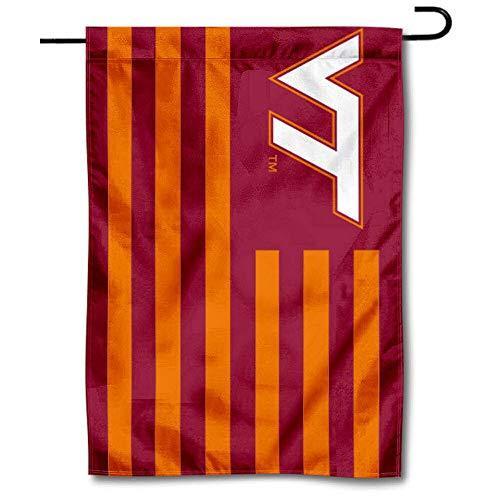 Virginia Tech HokiesストライプNation Garden Flag