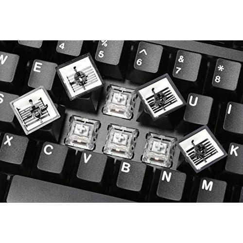ドロップ GMK ホワイト オン ブラック カスタム メカニカル キーボード 
