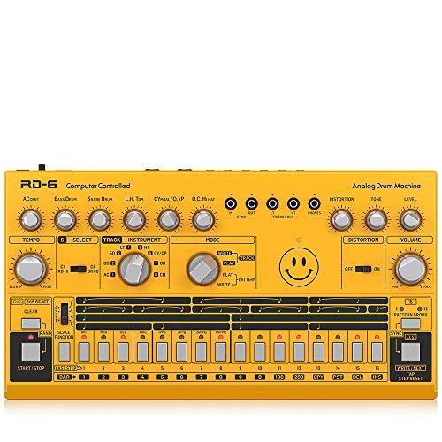 Behringer アナログドラムマシン USB/DIN MIDI対応 16ステップシーケンサー アナログディストーション搭載 RD-6