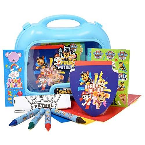 Gift Boutique パウパトロール ぬり絵 アクティビティキャリーケース ジャンボクレヨン ステッカー 散らからないクラフト い 並行輸入