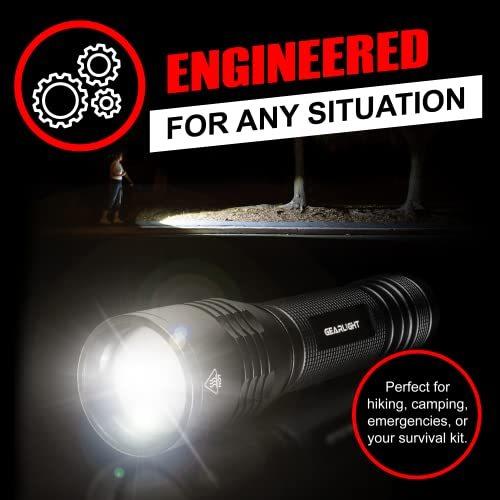 【在庫処分】 GearLight High-Powered Led Flashlight S2000 - Brightest High Lumen L 並行輸入