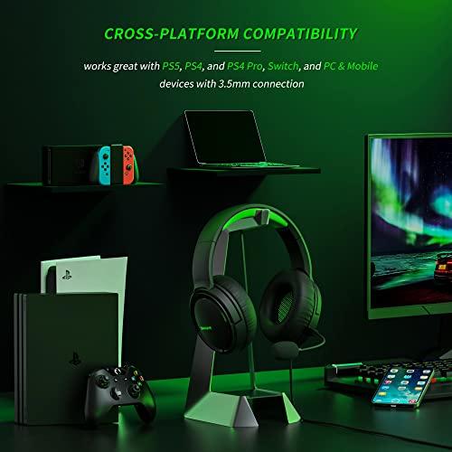BINNUNE ゲーミングヘッドセット マイク付き Xbox Series X|S Xbox One 