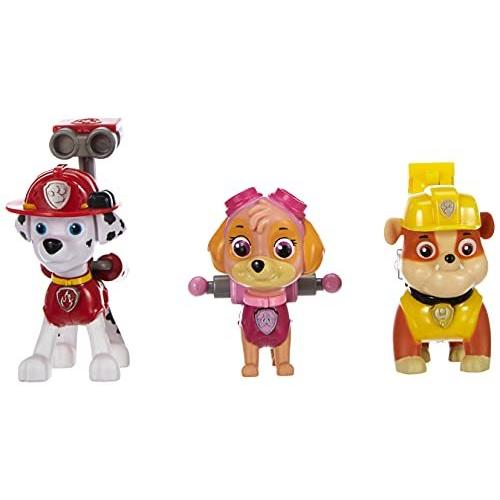 Nickelodeon Paw Patrol - Action Pack Pups 3pk Figure Set Marshal Skye Rubb