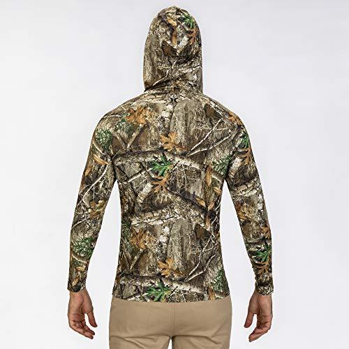 Hurleyハーレー メンズ QUICKDRI REALTREE HOODED リアルツリー ラッシュガード 長袖ラッシュパーカー US M日本L