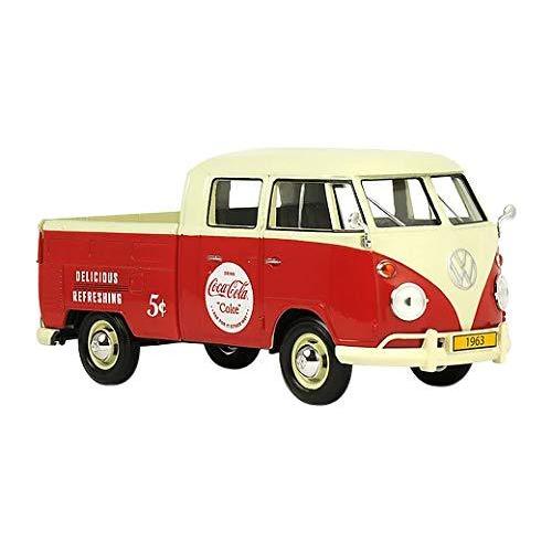 Coca Colaコカ・コーラシリーズ VW タイプ2 T1 ピックアップ 1963 レッド＆ベージュ 1/24スケール 424063 並行輸入