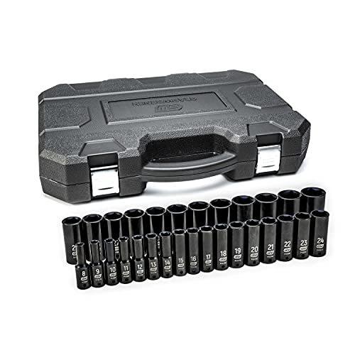 GearWrench 84935?N 1?/ 2ドライブDeepメトリックインパクトソケットセット 29ピース by GearWre