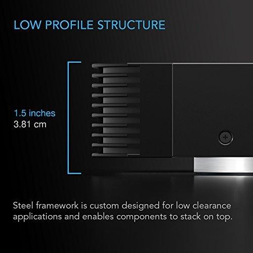 AC Infinity AIRCOM T10 冷却ファン ケースファン 静音タイプ 17インチ 受信機 アンプ DVR AV機器 キャビ 並行輸入 AC アンプ DVR