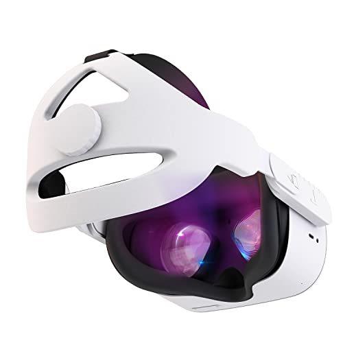 Shinevery 調節可能なヘッドストラップ Oculus Quest 2 VRヘッドセット用 VRゲームのサポートと快適性の向上 L 並行輸入｜selectshopwakagiya｜02