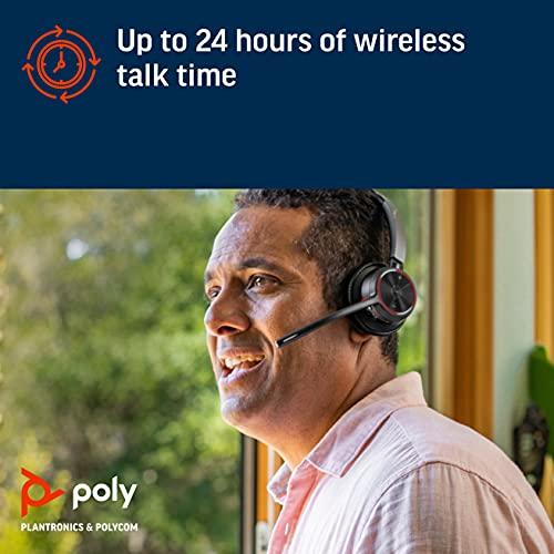 Poly - Voyager 4320 UC ワイヤレス ヘッドセット + 充電スタンド Plantronics - ブーム マイク付き 並行輸入｜selectshopwakagiya｜05