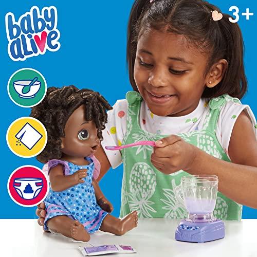 Baby Alive Magical Mixer Baby Doll Blueberry Blast with Blender Acce 並行輸入｜selectshopwakagiya｜02