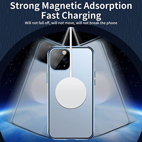 Jonwelsy iPhone 13 Pro用ケース、Magsafe 360度フルボディ保護ケース、磁気誘引メタルバンパー+フロントガラ 並行輸入｜selectshopwakagiya｜02
