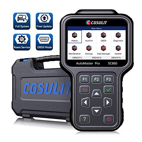 CGSULIT OBD2 スキャナー診断ツール SC860 全システム カー スキャナー ABS SRS エアバッグ トランスミッシ 並行