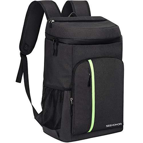 SEEHONOR Insulated Cooler Backpack Leakproof Soft Cooler Bag Lightwe 並行輸入