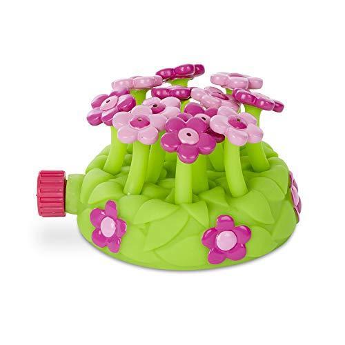 Melissa & Doug SunnyパッチPretty Petals Flower Sprinkler Toy withホースアタッ 並行輸入