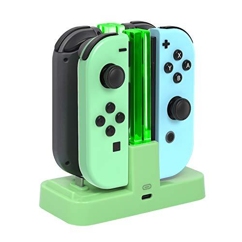 FASTSNAIL Nintendo Switch用コントローラ充電器 充電ドックスタンドステーション スイッチジョイコンとプロコントロ 並行輸入｜selectshopwakagiya｜02