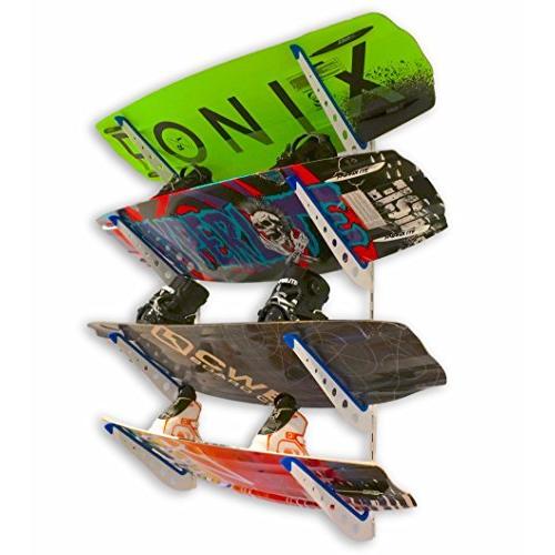 Adjustable Metal Wakeboard Storage Rack | 4 Wakeboard and Wakesurf W
