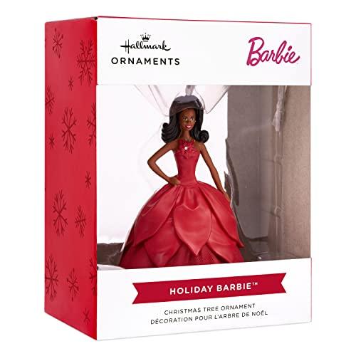 インターネットサイト Hallmark Mattel Black Holiday Barbie 2022 Christmas Ornament 0003HCM 並行輸入