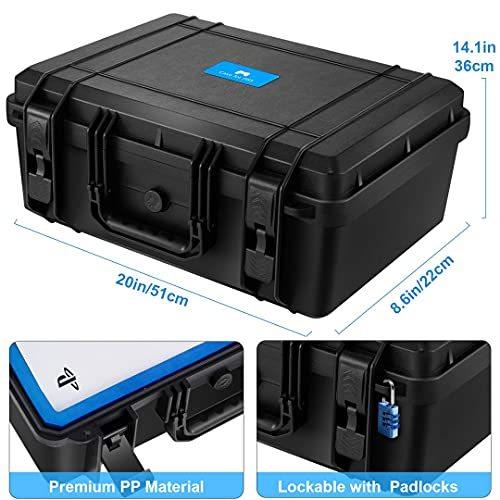 【早い者勝ち！】 PS5用プレミアムキャリングケース-トラベルハードケースはPlayStation5コンソールコントローラーに適合ゲームケーブル-標準バー 並行輸入 【AA7860846236】(28393円)