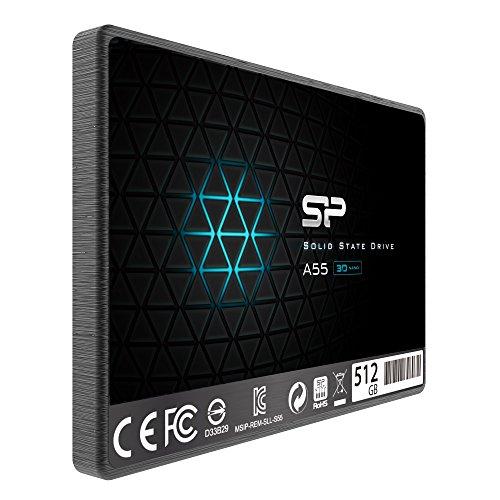 シリコン電源512GB SSD 3D NAND A55 SLCキャッシュパフォーマンスブーストSATA III 2.5インチ7mm0.2 並行輸入｜selectshopwakagiya｜02