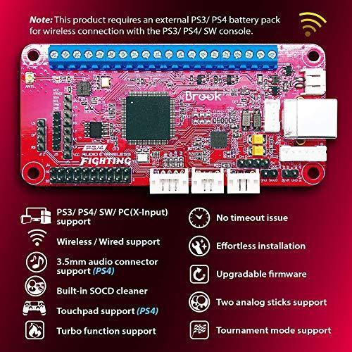 Brook Wireless Fight Board ワイヤレスファイティングボード アーケードコントローラーを無線接続を可能 PS5  並行輸入｜selectshopwakagiya｜04