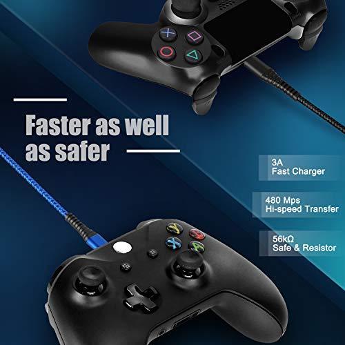 Sale 75 Off Xuanmeik マイクロusbケーブル Xbox Oneコントローラー対応 2本パック 10フィート 超長ナイロン充電ケーブル Xbo 並行輸入 Www Tonna Com