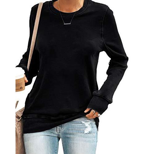 SENSERISE レディース イエローストーンシャツ 長袖 グラフィック ヴィンテージ スウェットシャツ カジュアル プルオーバー ト