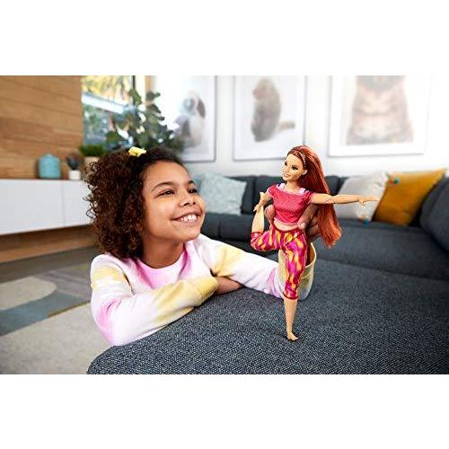売れ筋アイテムラン Barbie Made to Move Doll Curvy with 22 Flexible Joints Long Straig 並行輸入